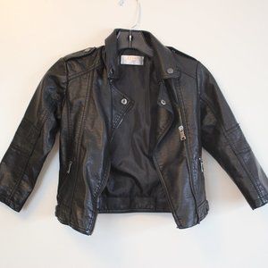 Faux Leather Jacket, LJYH Brand, Sz T 4-5 Years